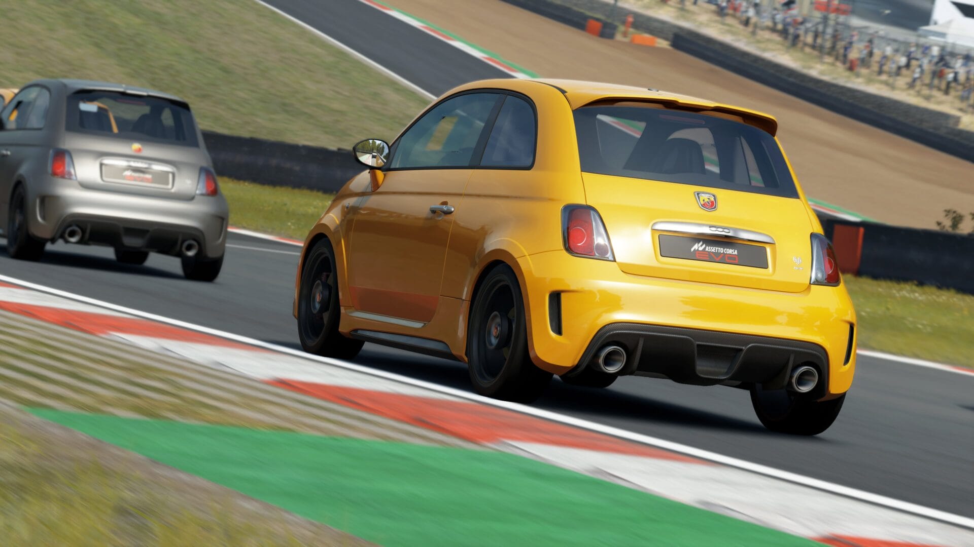 Abarth 695 Biposto cornering photo