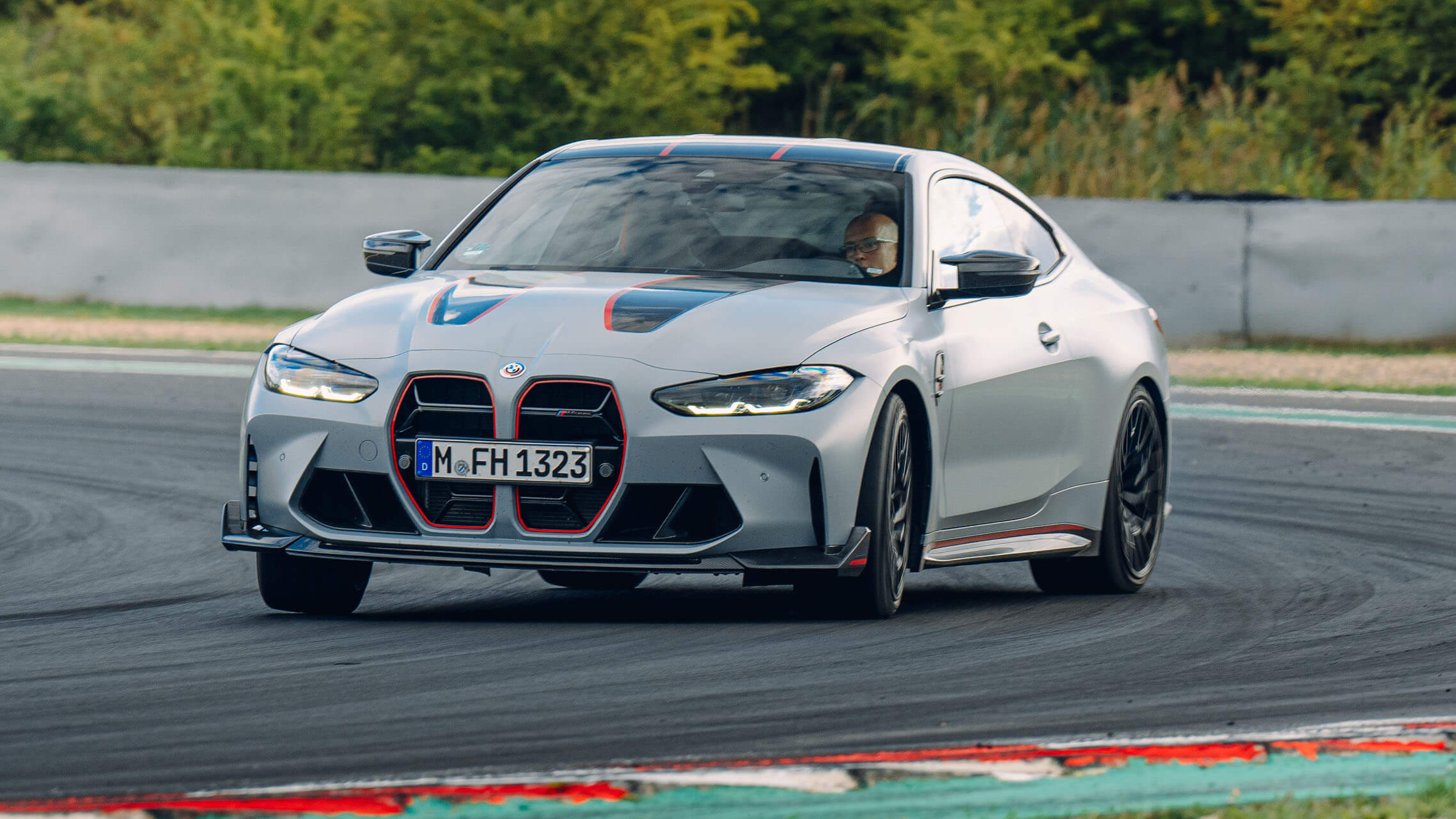 BMW M4 CSL track photo